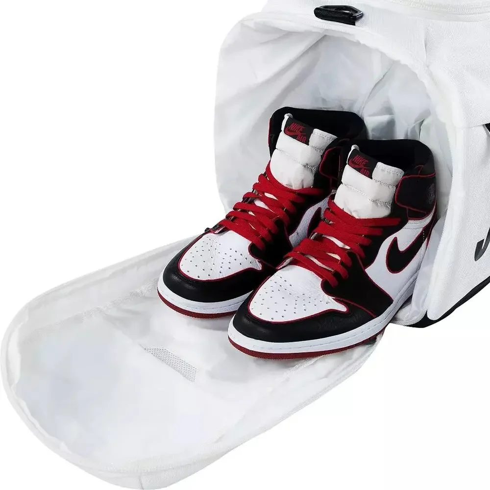 Jordan Velocity Duffel Bag - White - Medium